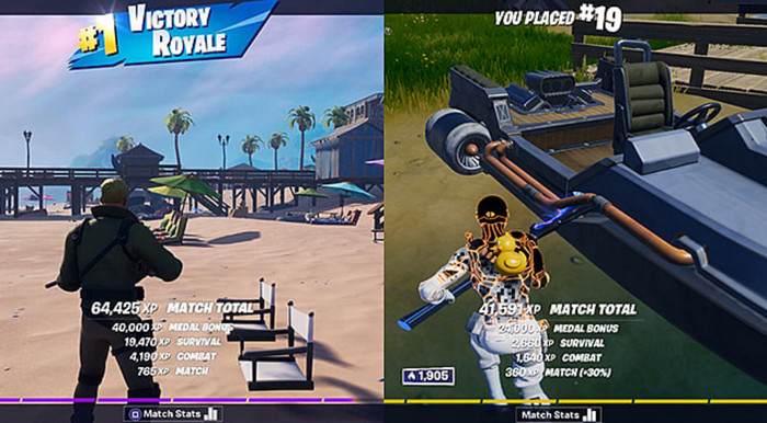 Layar Terpisah Fortnite Split Screen