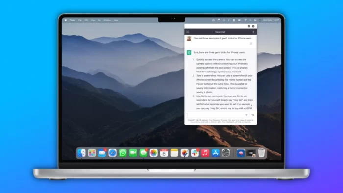 Pakai ChatGPT Lewat MacGPT WatchGPT