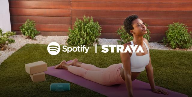 Spotify di Strava