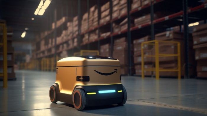 Robot AI Pemesanan Amazon