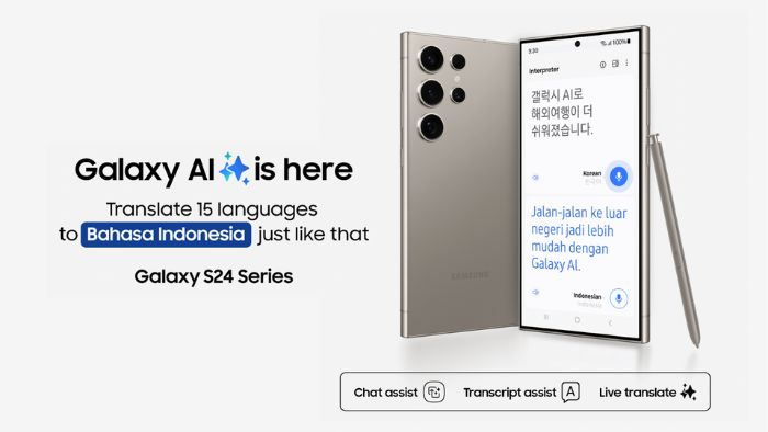 Asyik! Bahasa Indonesia Resmi Hadir di Galaxy AI