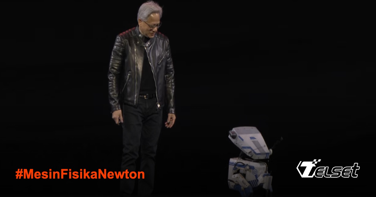 Robot Blue bertema Star Wars menggunakan mesin fisika Newton oleh Nvidia, Google, dan Disney