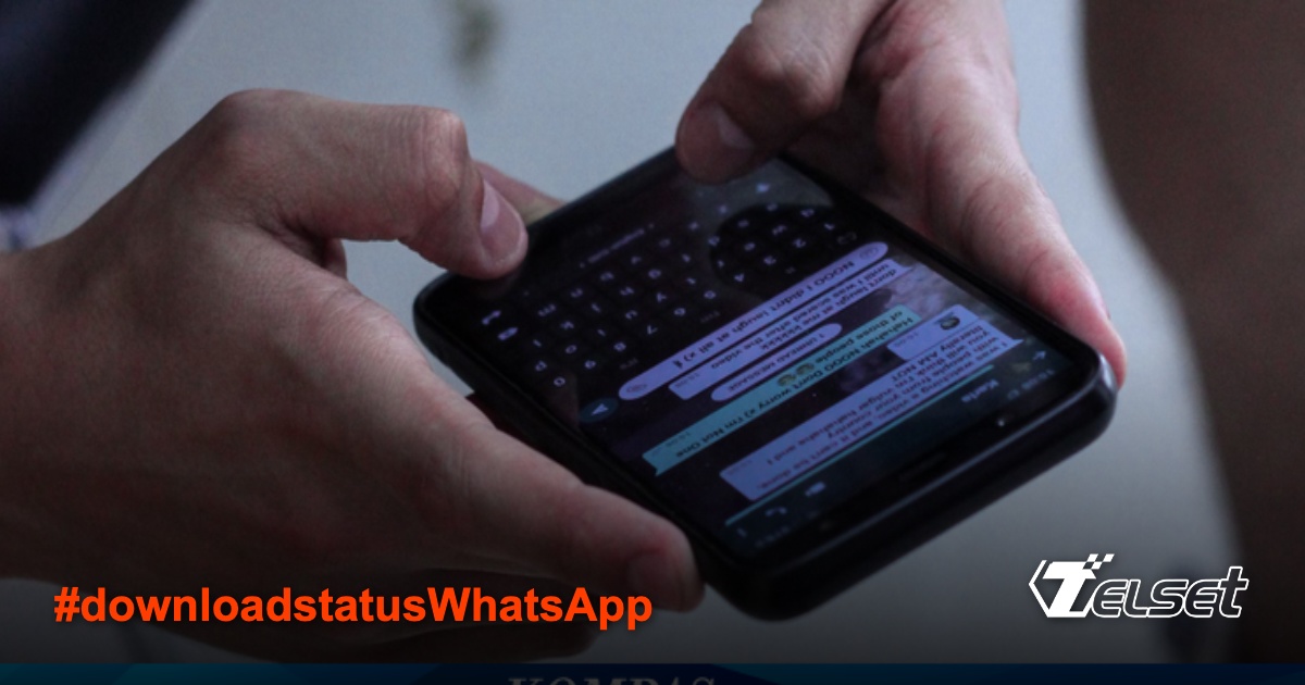 Ilustrasi cara download status WhatsApp orang lain