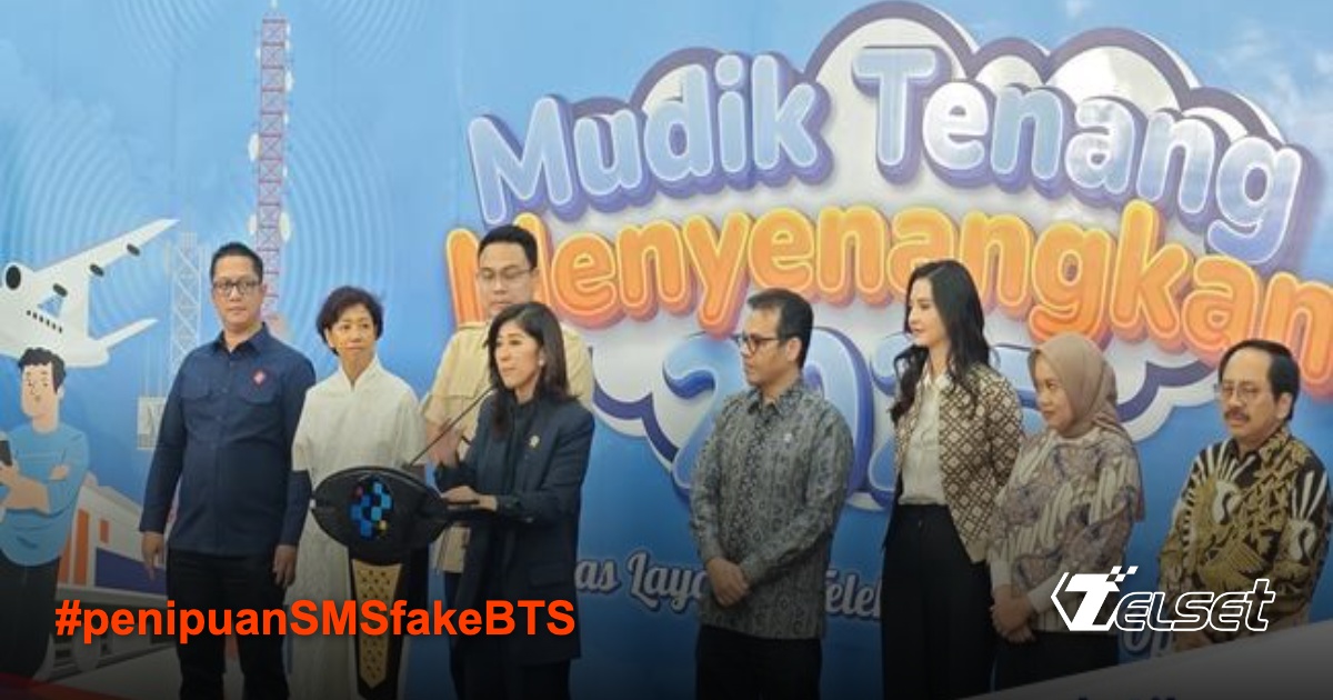 Ilustrasi penipuan SMS menggunakan fake BTS