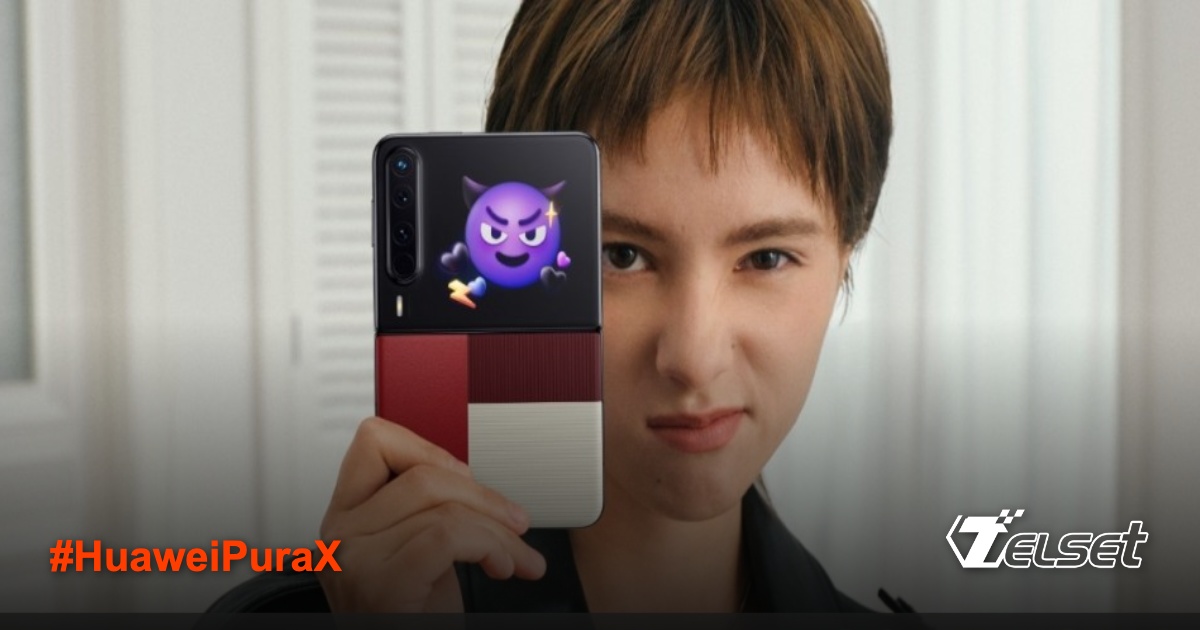 Huawei Pura X, smartphone lipat dengan desain buku dan clamshell