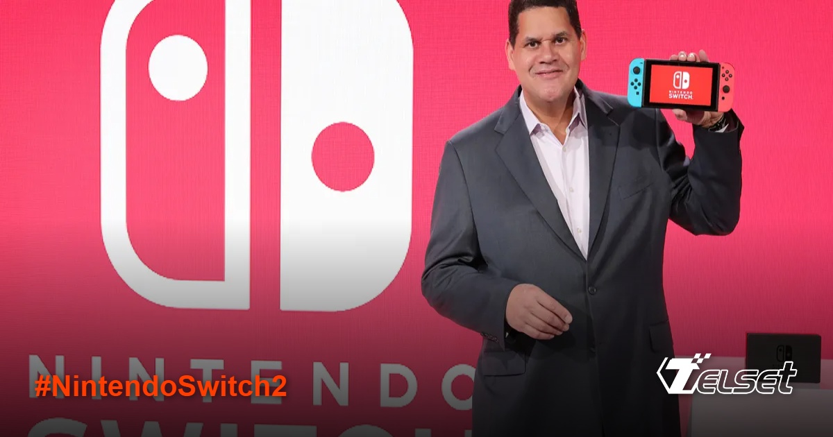 Ilustrasi Nintendo Switch 2 dengan desain futuristik dan Joy-Con baru