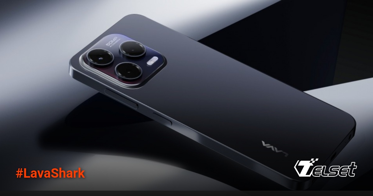 Lava Shark smartphone dengan desain modern dan layar lebar