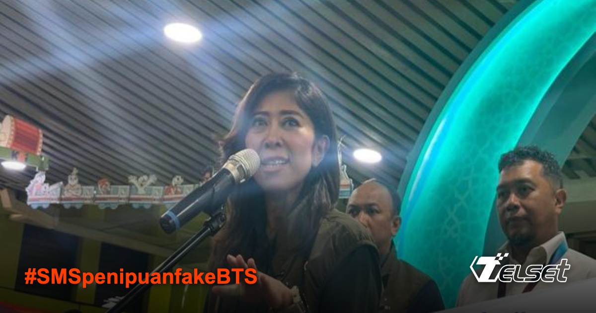 Ilustrasi SMS penipuan menggunakan fake BTS jelang mudik Lebaran 2025
