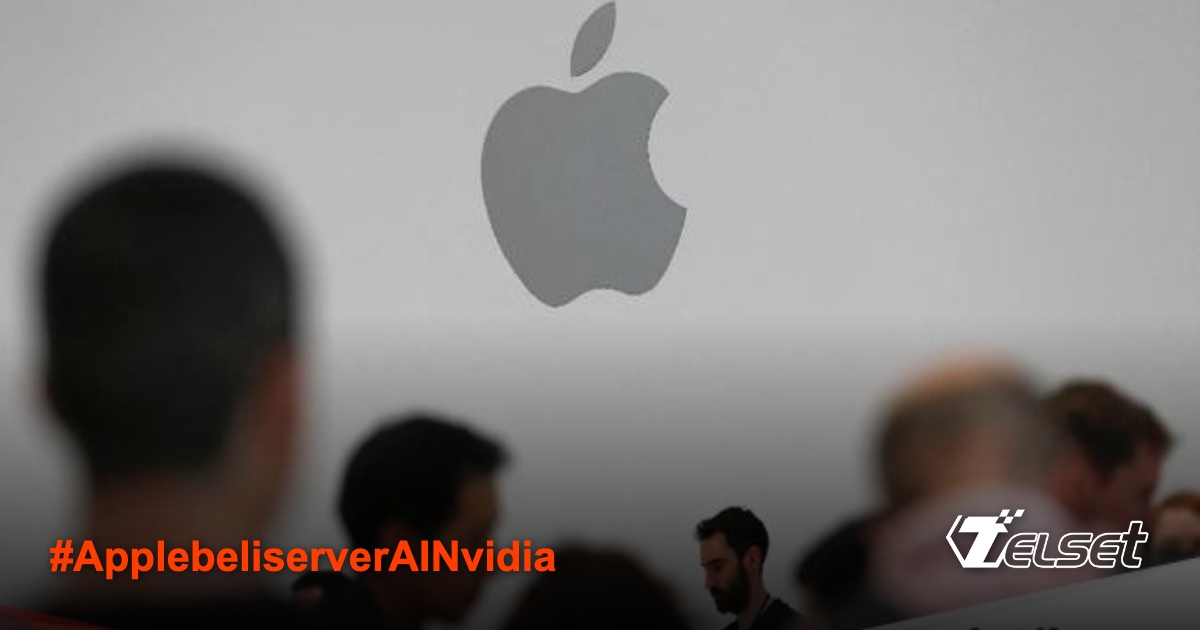 Ilustrasi server AI Nvidia yang dibeli Apple senilai Rp 16 triliun
