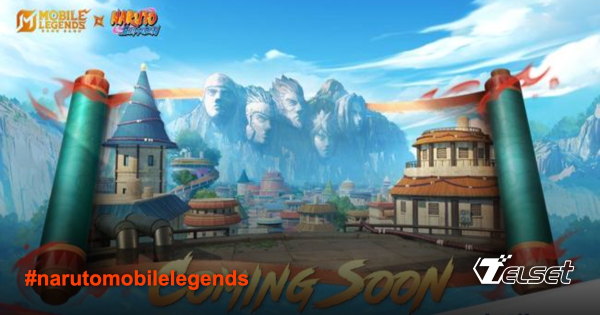 Kolaborasi Mobile Legends dan Naruto dengan gambar karakter Naruto versi MLBB