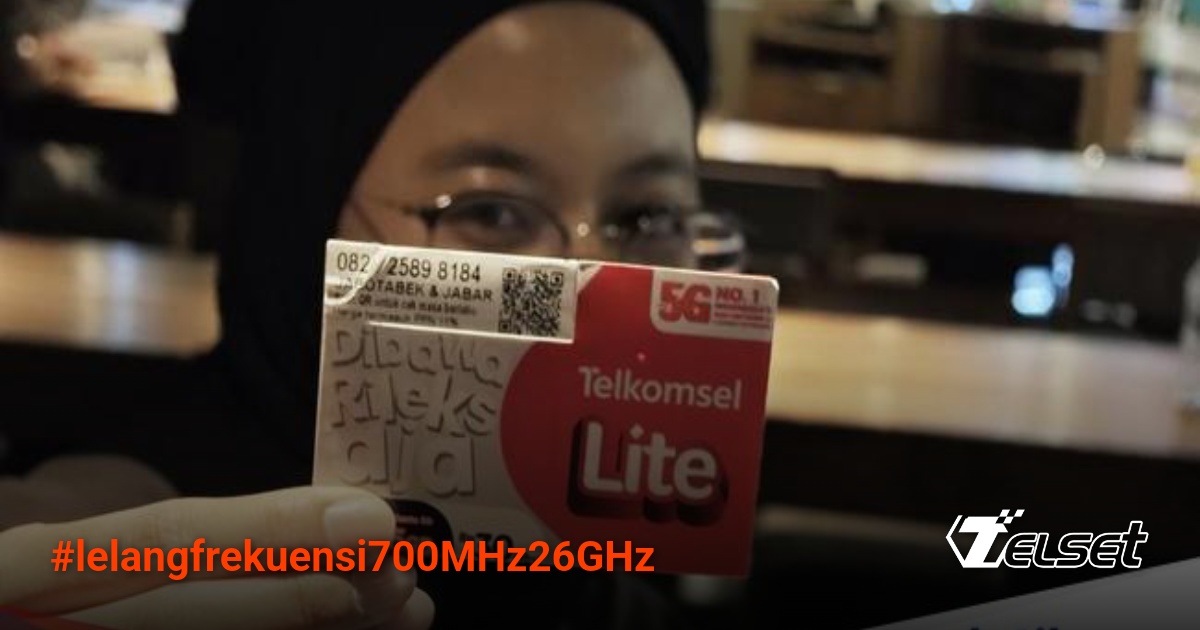 Ilustrasi jaringan 5G dan spektrum frekuensi telekomunikasi