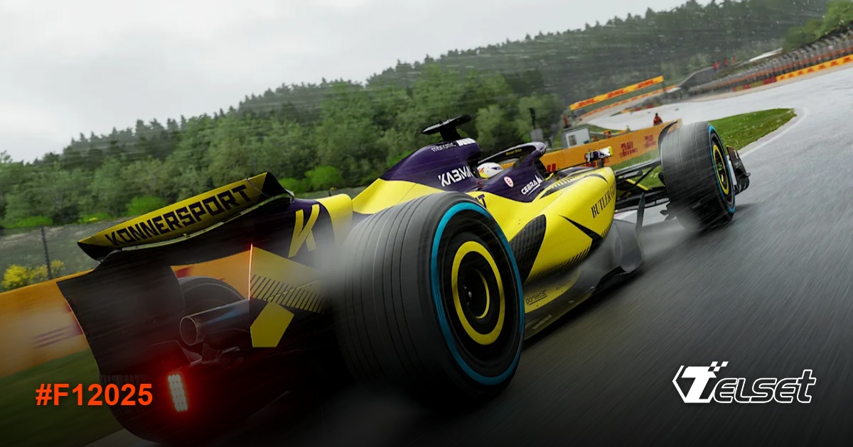 Tampilan dalam kokpit game F1 2025 dengan grafis realistis