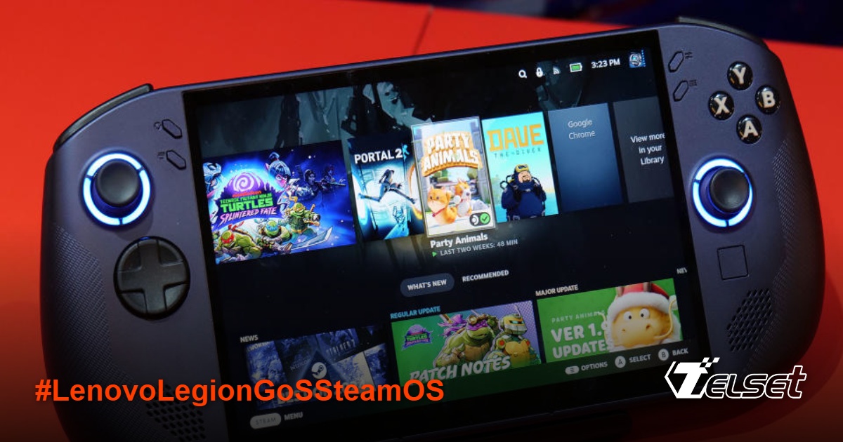 Lenovo Legion Go S handheld gaming dengan SteamOS
