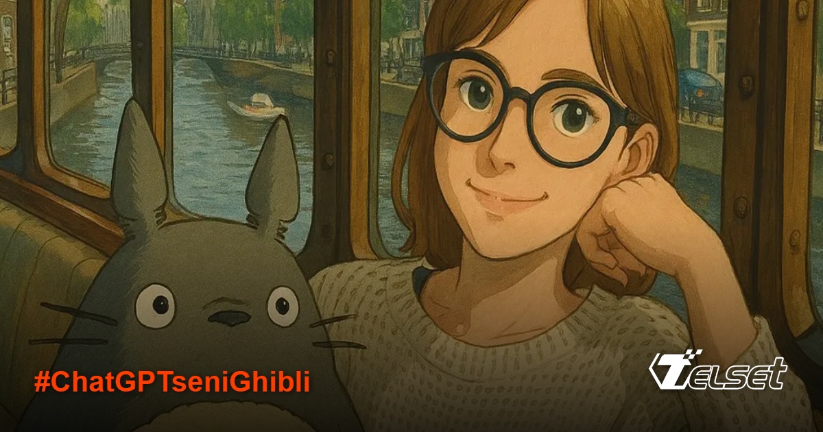Ilustrasi transformasi foto menjadi gaya Studio Ghibli oleh ChatGPT