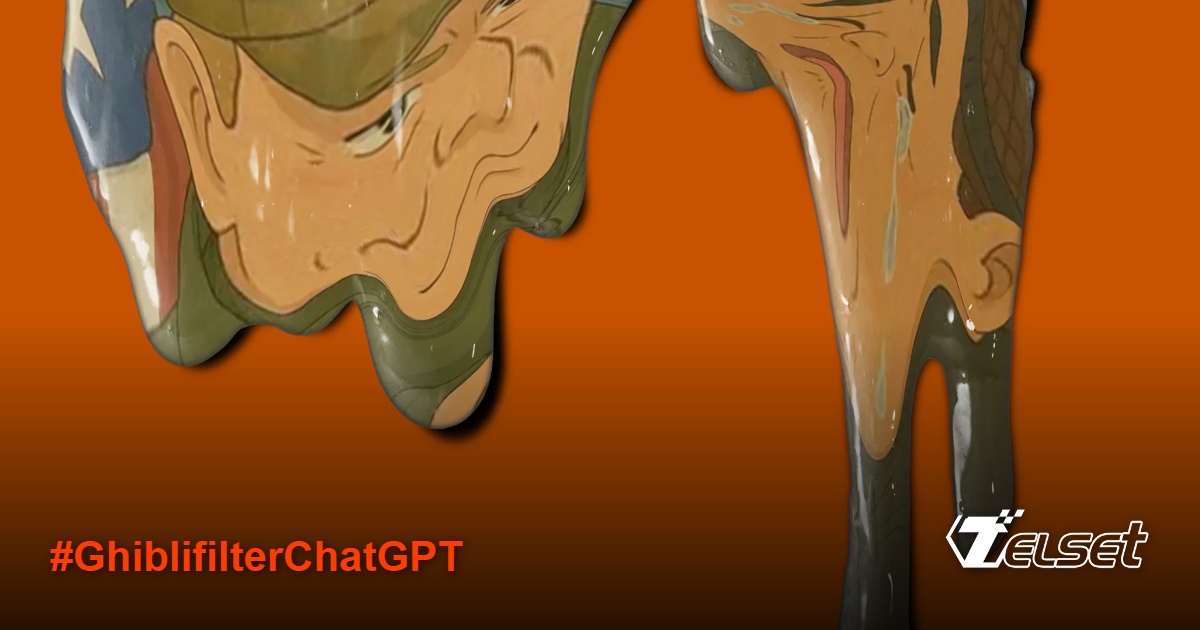Ilustrasi kontroversi Ghibli filter ChatGPT yang digunakan Gedung Putih untuk propaganda politik
