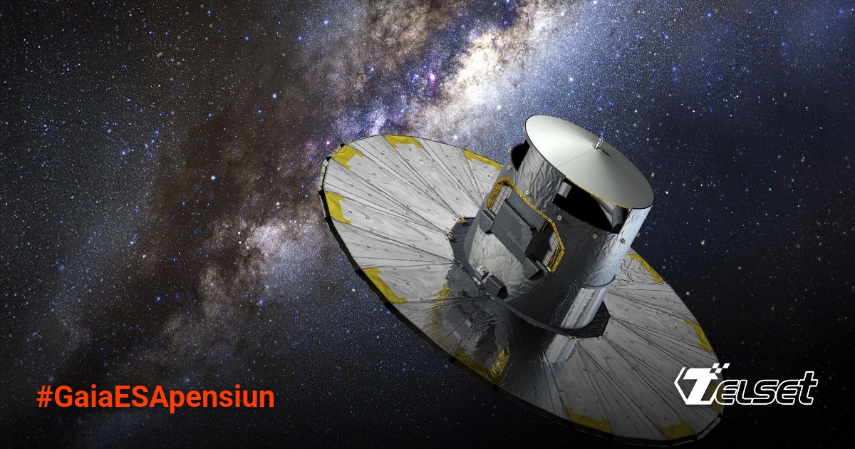 Ilustrasi artistik wahana Gaia milik ESA yang memetakan Bima Sakti