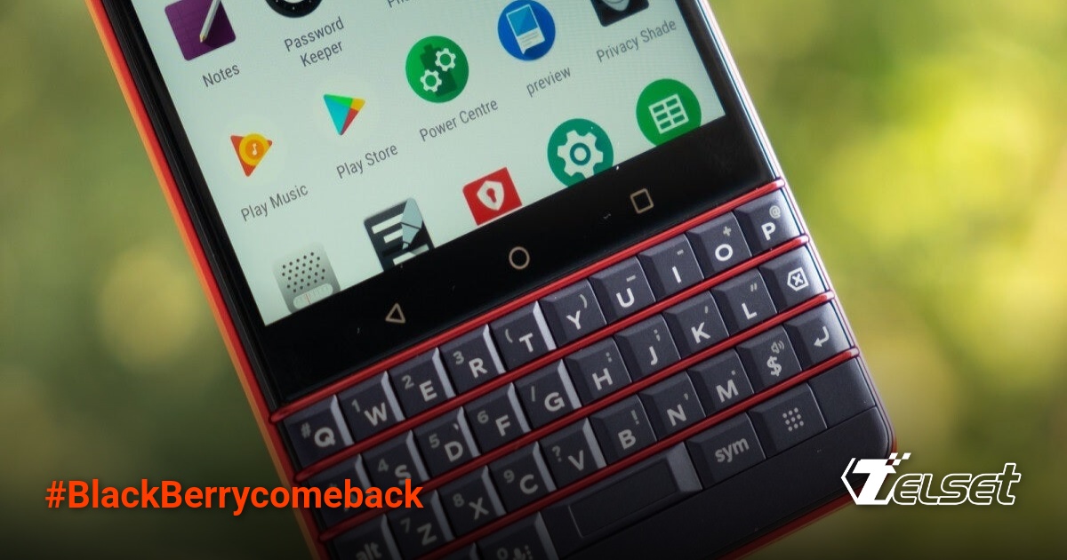 Konsep desain smartphone BlackBerry baru dengan keyboard fisik
