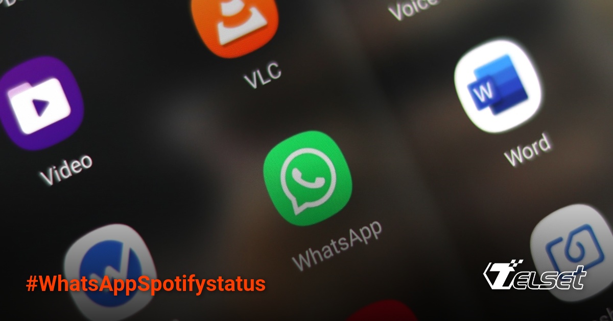 Ilustrasi WhatsApp dan Spotify kolaborasi fitur status musik