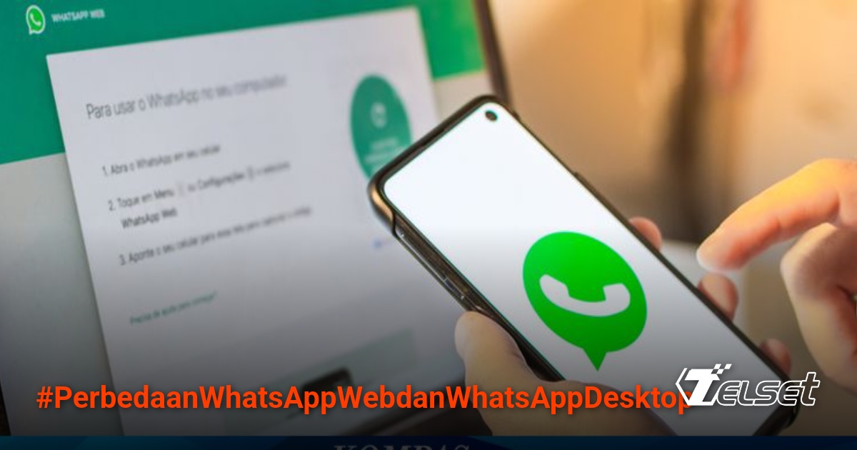 Perbedaan WhatsApp Web dan WhatsApp Desktop di layar komputer
