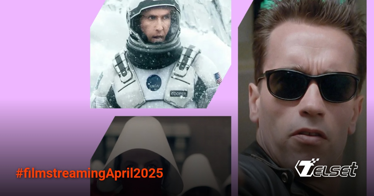 Koleksi poster film dan serial terbaik yang tayang di platform streaming April 2025