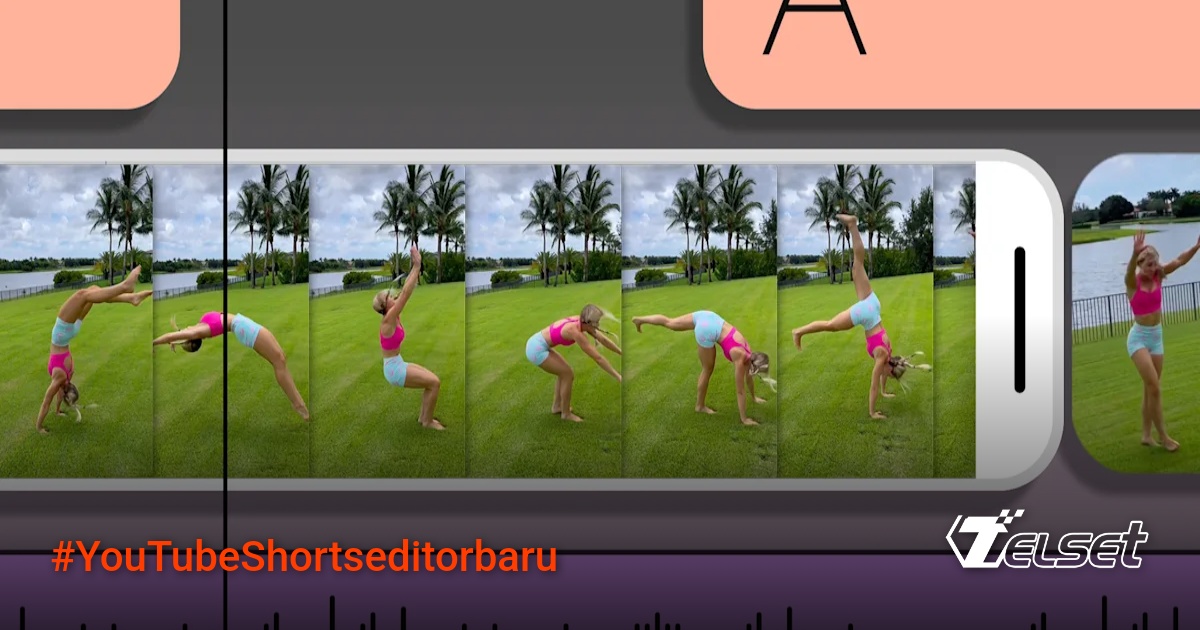 Tampilan baru editor YouTube Shorts dengan fitur AI