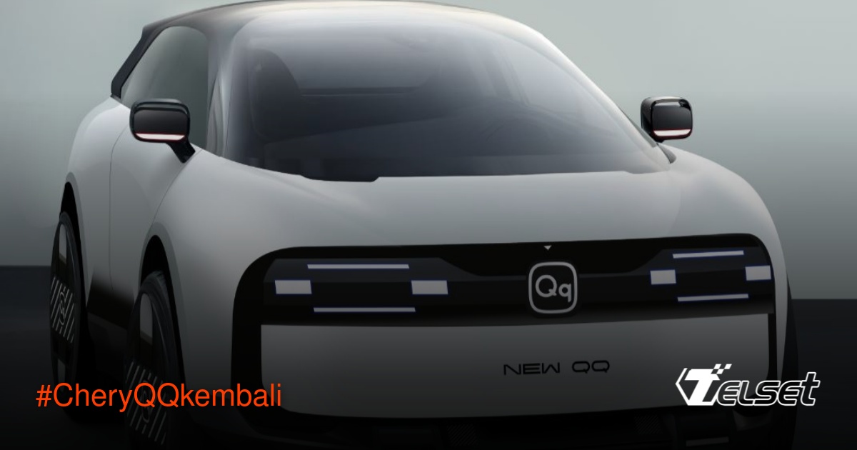 Konsep mobil Chery QQ terbaru dengan desain hitam-putih futuristik