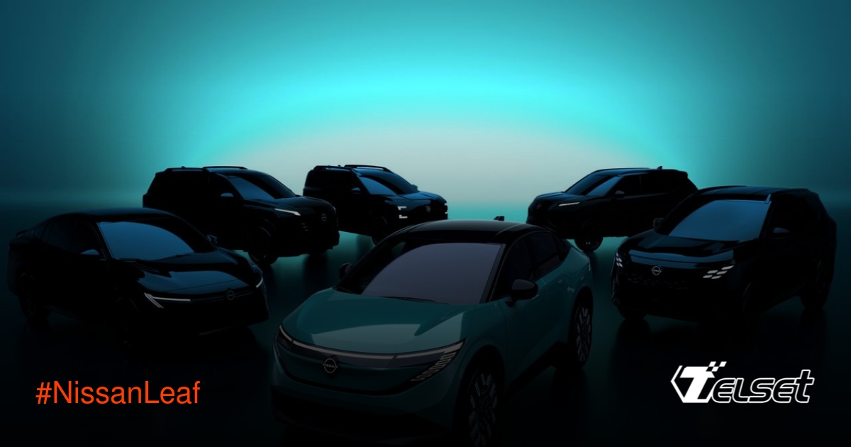 Nissan Leaf generasi ketiga dalam bentuk crossover sporty dengan desain futuristik