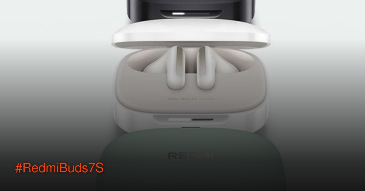 Redmi Buds 7S Earbuds Semi-In-Ear dengan Active Noise Cancellation