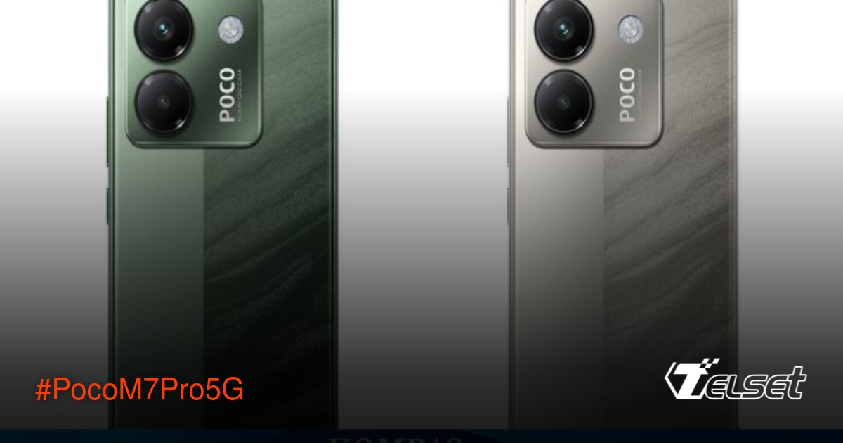 Poco M7 Pro 5G smartphone dengan layar AMOLED dan desain modern