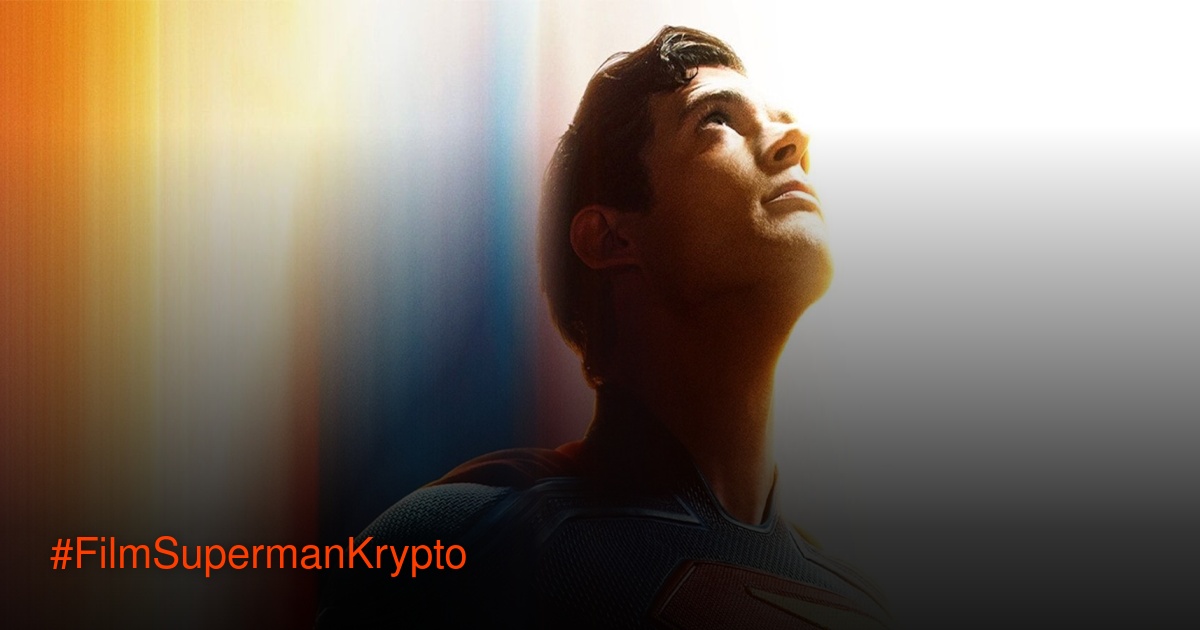 Ilustrasi Krypto the Superdog sedang membuat kekacauan di Fortress of Solitude dalam film Superman baru