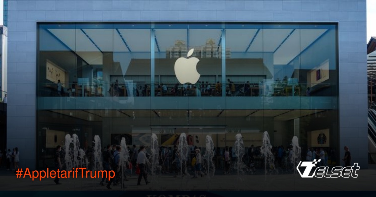 Grafik saham Apple merosot di tengah kebijakan tarif impor Trump