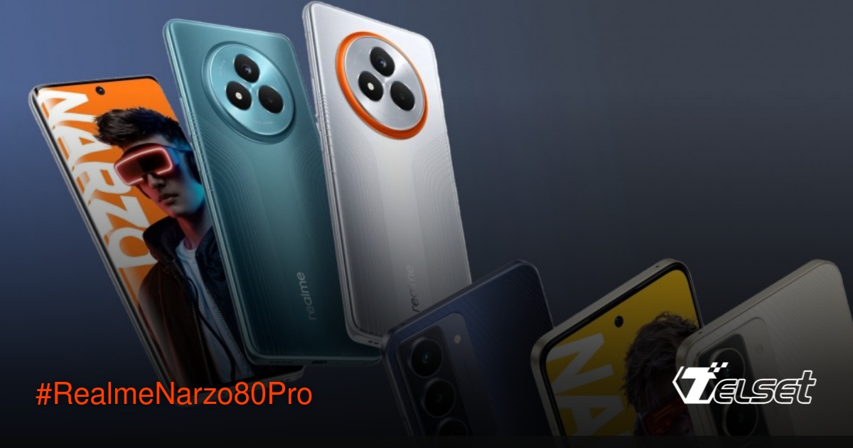 Realme Narzo 80 Pro dan 80x dengan desain premium dan layar AMOLED