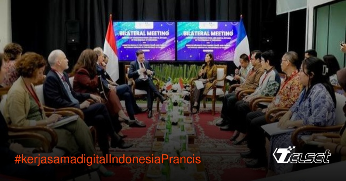 Menteri Komunikasi dan Digital Meutya Hafid bertemu Menteri Prancis Laurent Saint-Martin