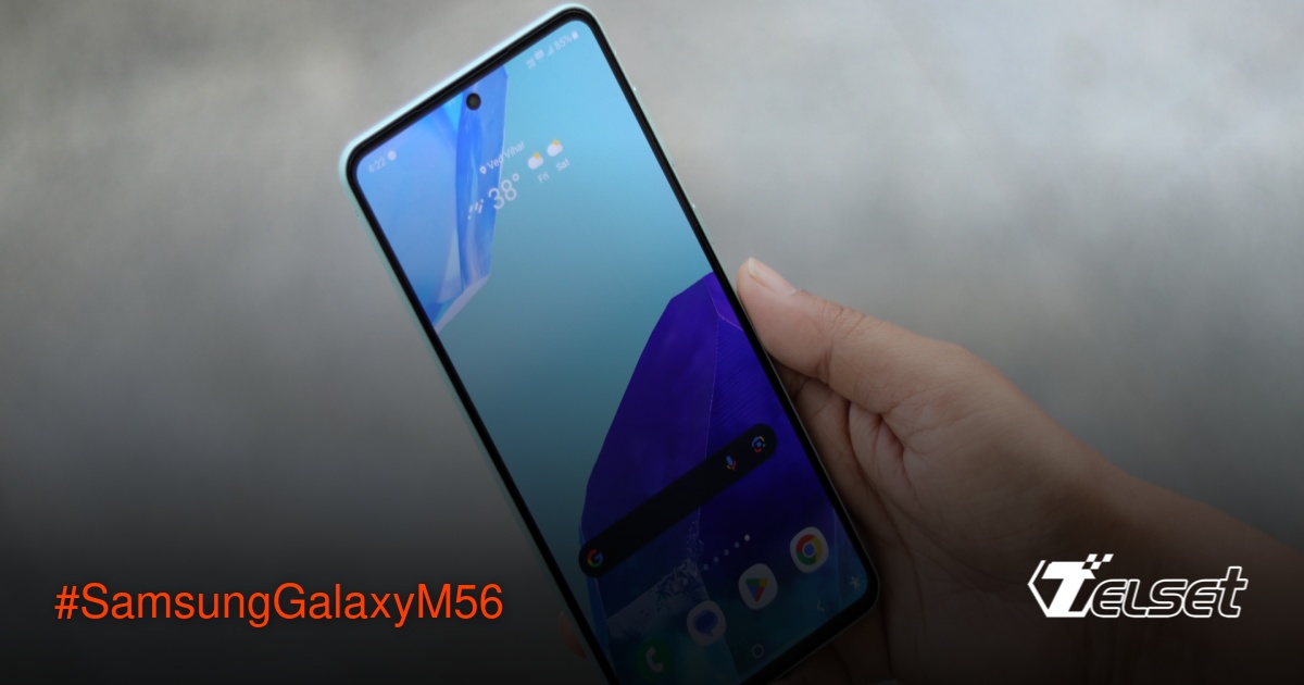 Samsung Galaxy M56 dengan desain tipis dan layar Super AMOLED+