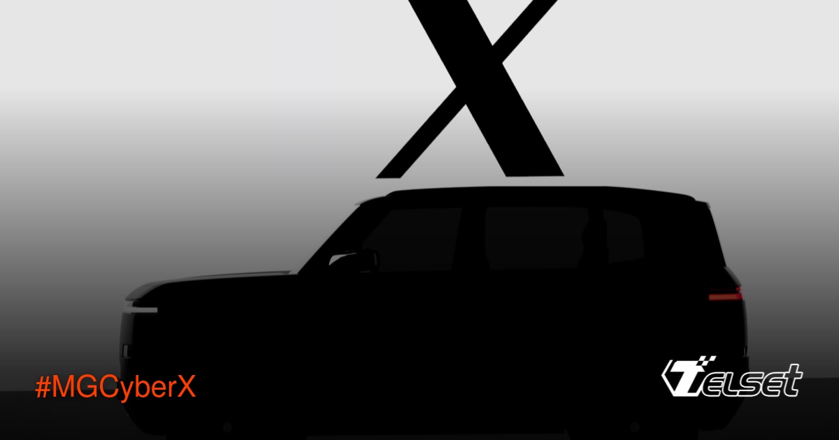 MG Cyber X SUV boxy dengan desain futuristik dan lampu LED full-width