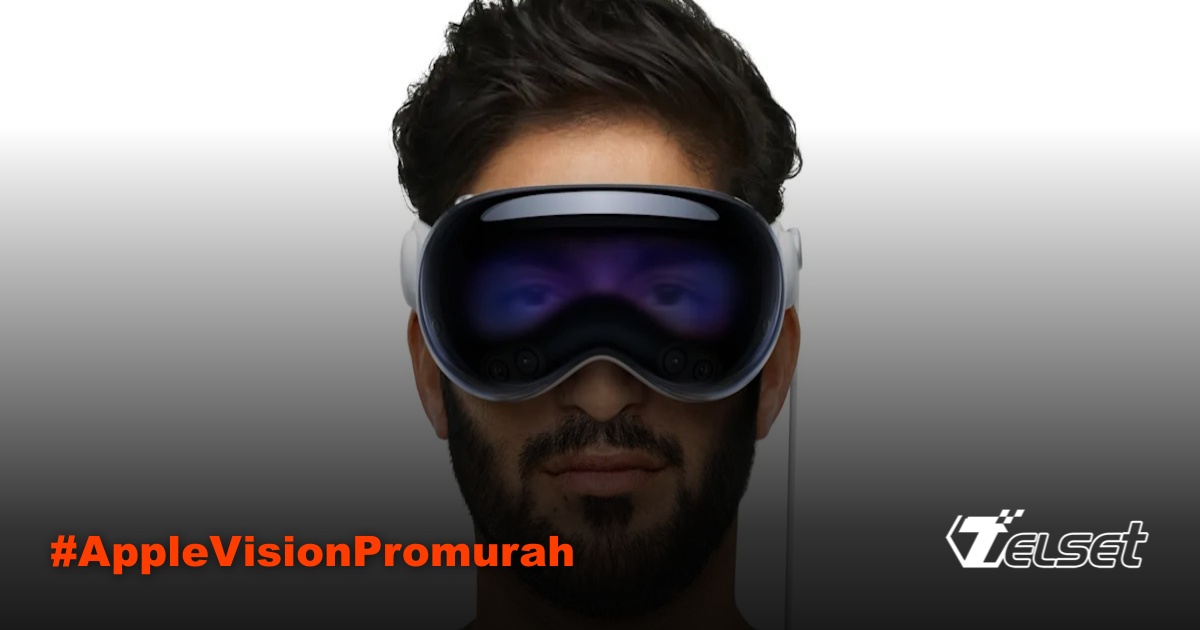 Ilustrasi Apple Vision Pro dengan varian lebih murah dan koneksi ke Mac