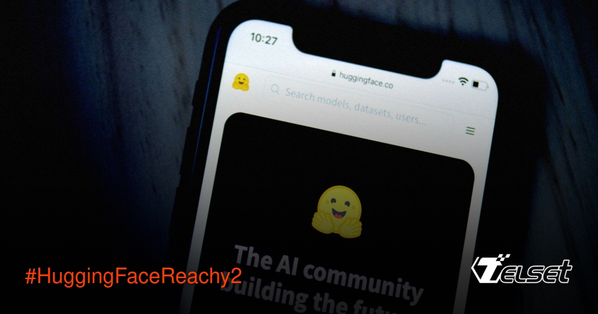 Robot humanoid Reachy 2 dengan mata besar sedang memegang buah