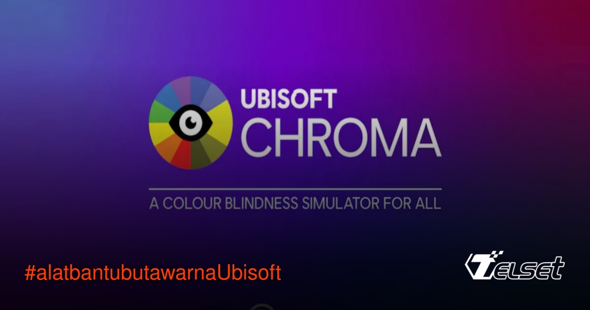 Tampilan antarmuka alat Chroma Ubisoft untuk simulasi buta warna dalam game