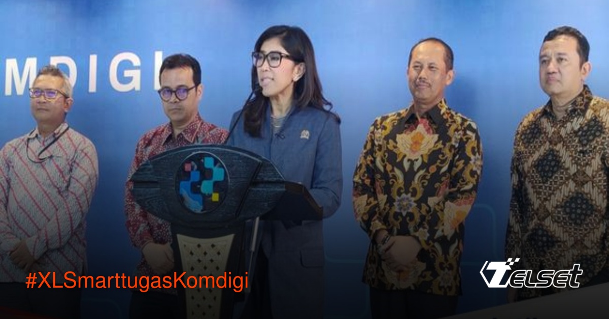 Menteri Komunikasi dan Informatika Meutya Hafid memberikan pengarahan tentang tugas XLSmart pasca merger