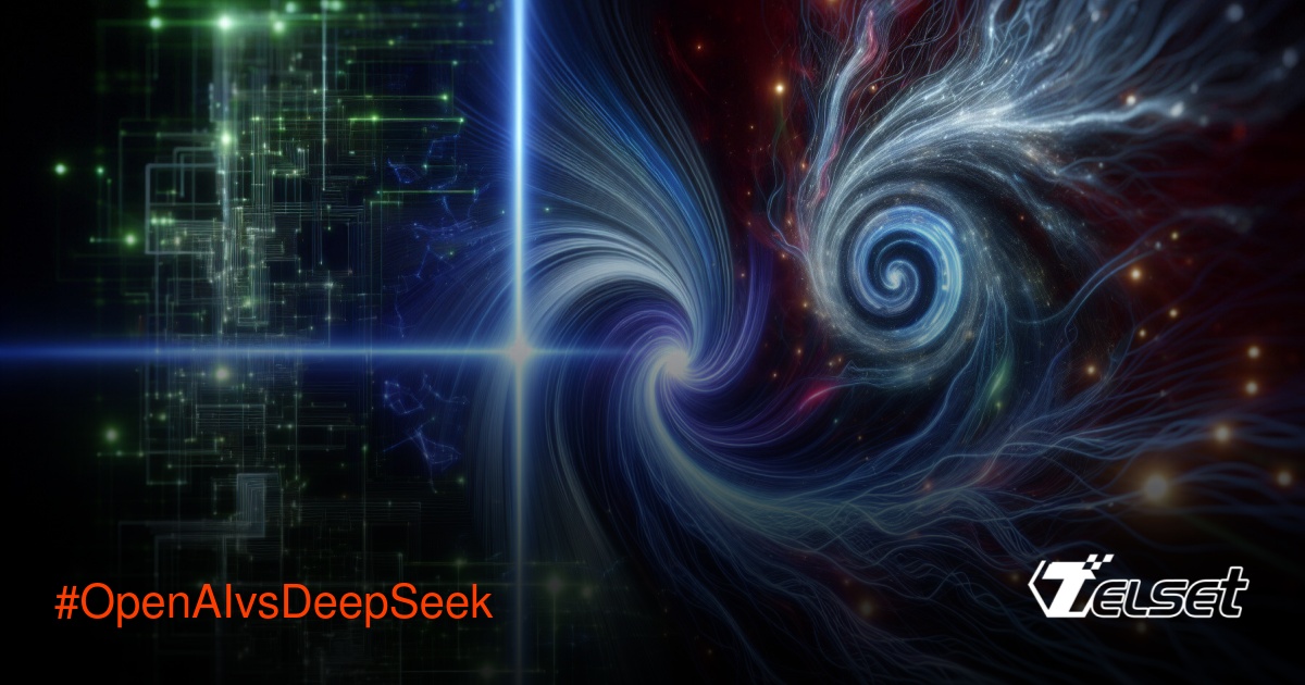 Ilustrasi perbandingan kemampuan penalaran AI OpenAI dan DeepSeek