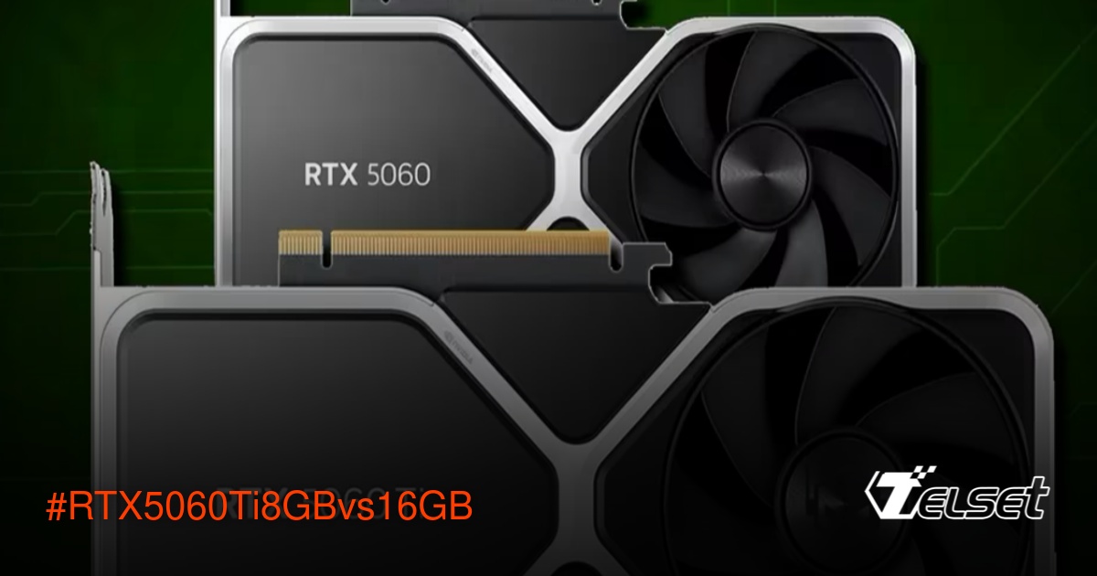 Perbandingan performa Nvidia RTX 5060 Ti 8GB dan 16GB dalam game