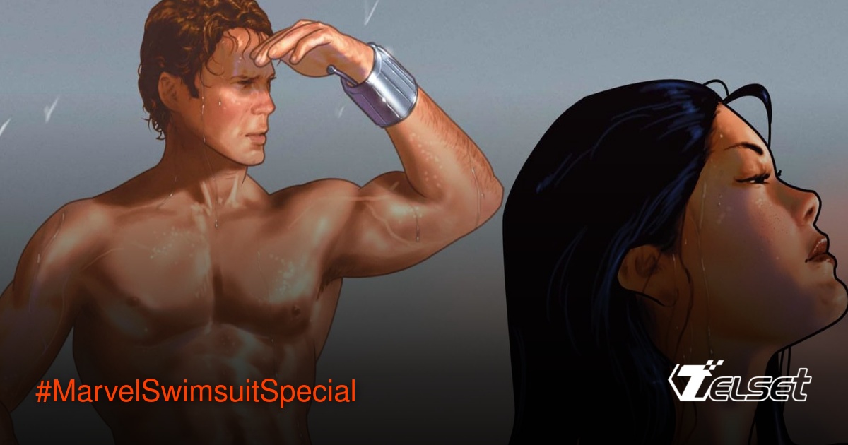 Sampul komik Marvel Swimsuit Special: Friends, Foes, & Rivals