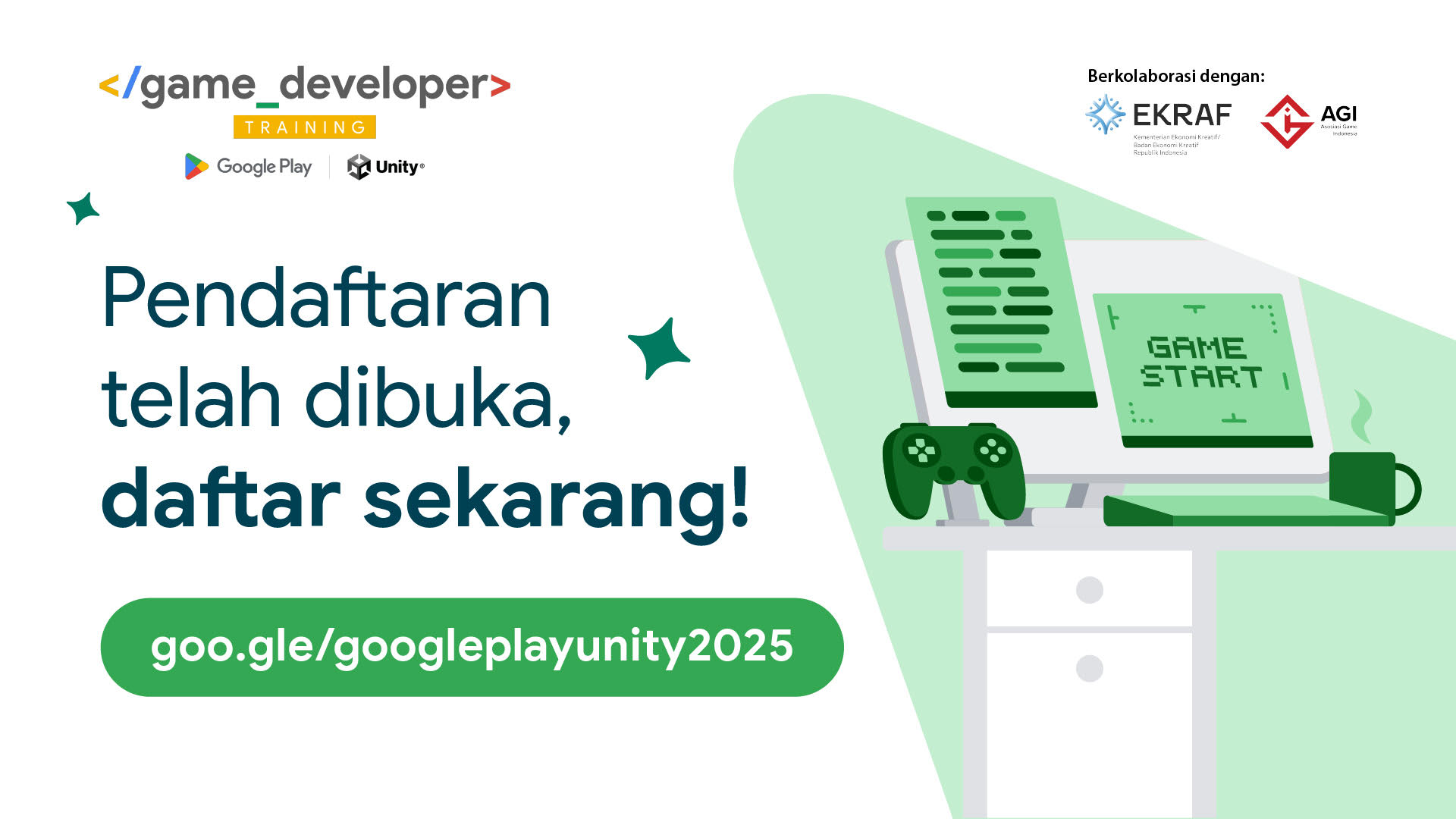 Peluncuran resmi Google Play x Unity Game Developer Training Program 2025 di Indonesia