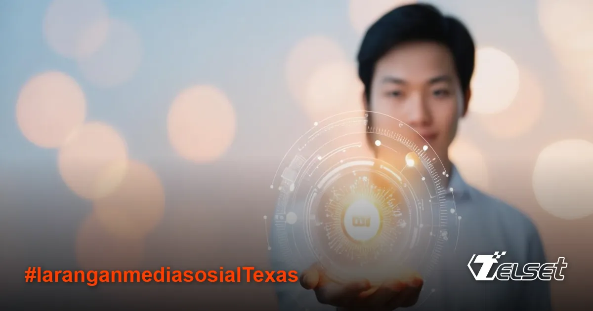 ilustrasi larangan media sosial Texas