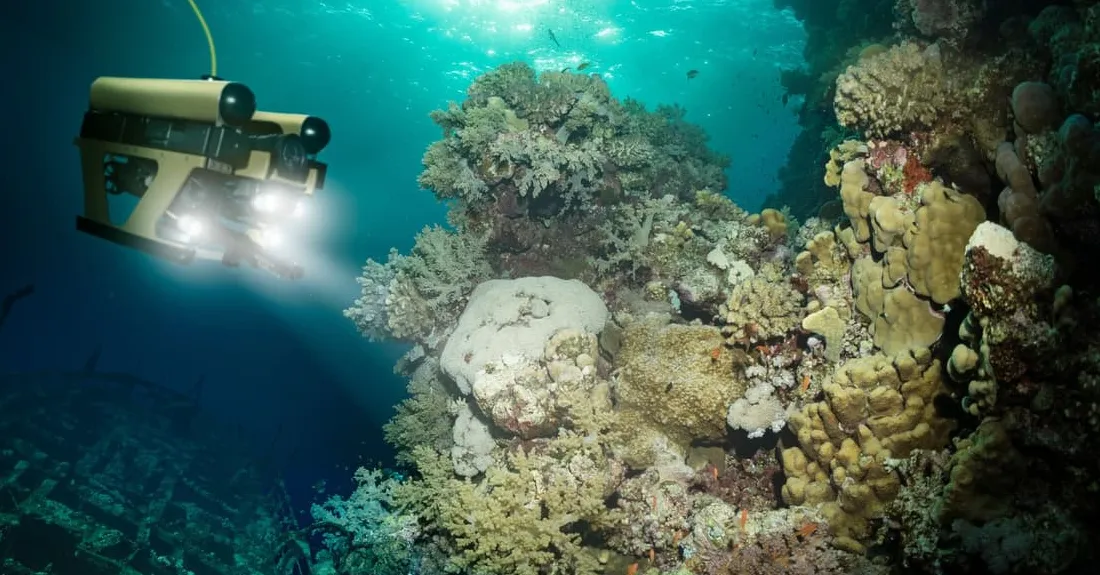 Ilustrasi metamaterial berbasis suara untuk kendalikan robot bawah air