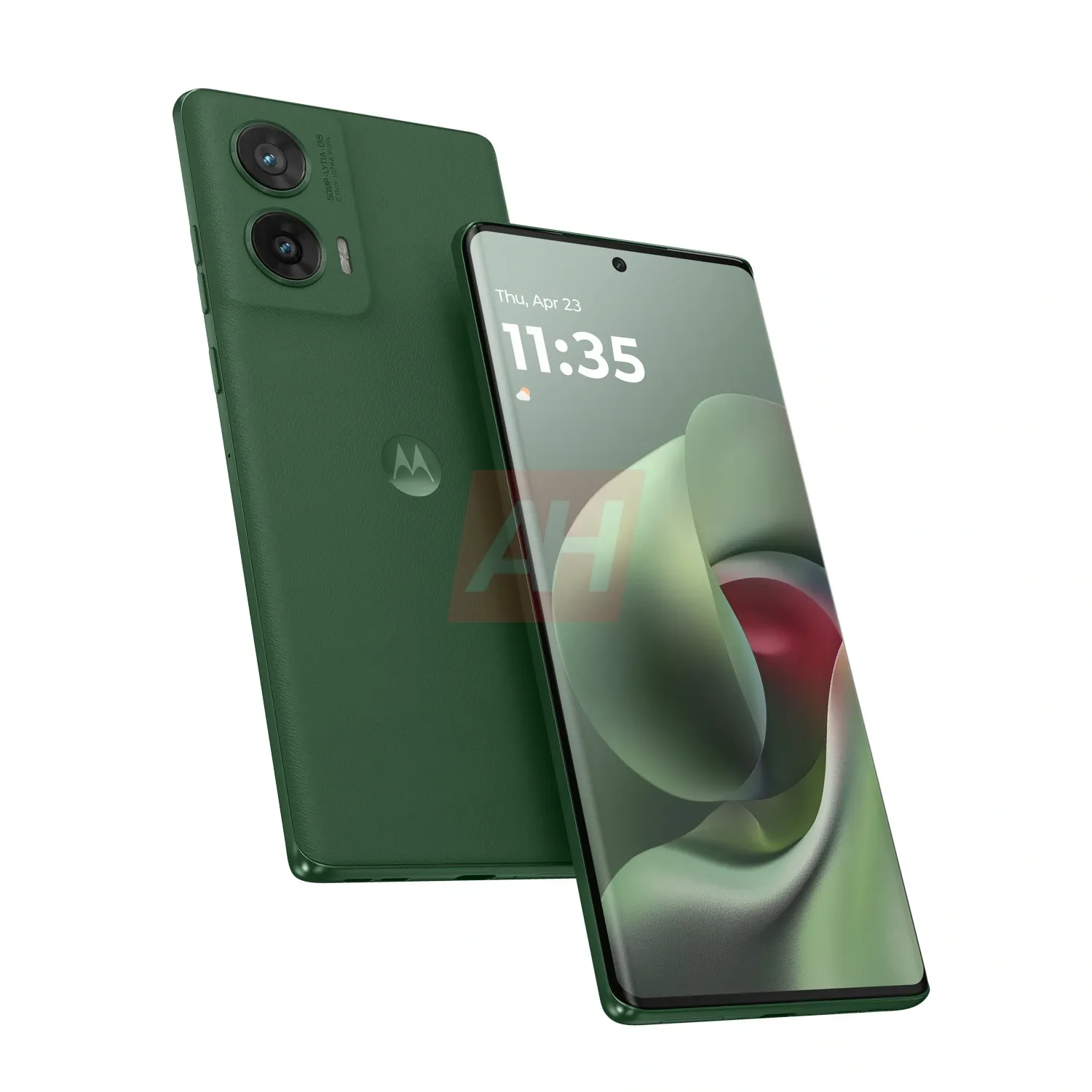 Desain premium Moto G96 dengan layar melengkung dan kamera belakang dual lensa