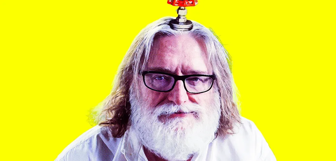 Ilustrasi teknologi antarmuka otak-komputer futuristik