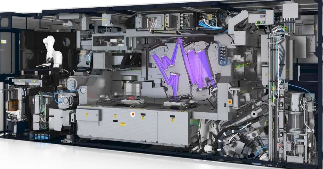 Mesin lithography EUV untuk produksi chip di bawah 5nm