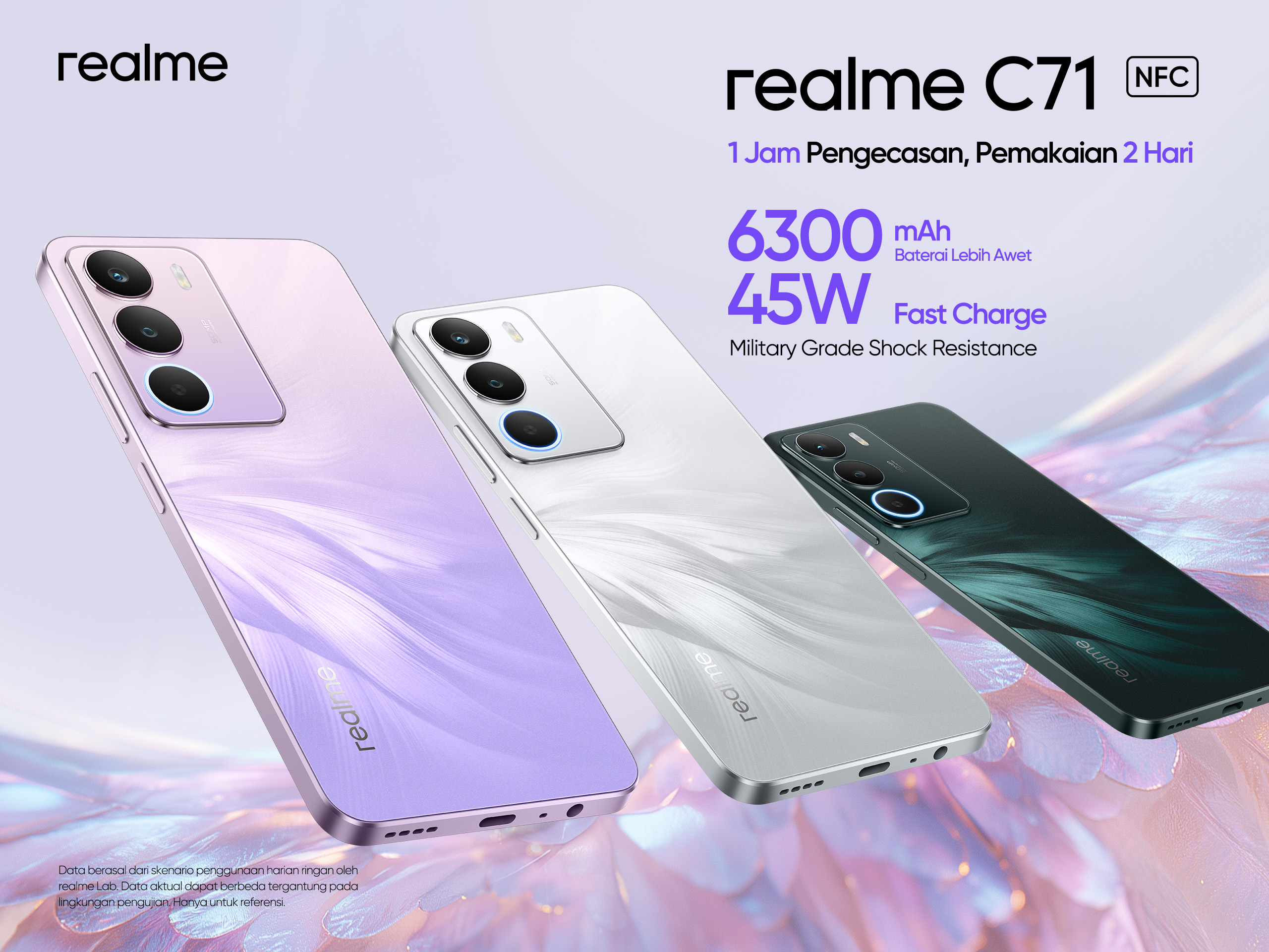 realme C71 NFC Resmi Dirilis: Baterai Terbesar di Bawah 2 Juta