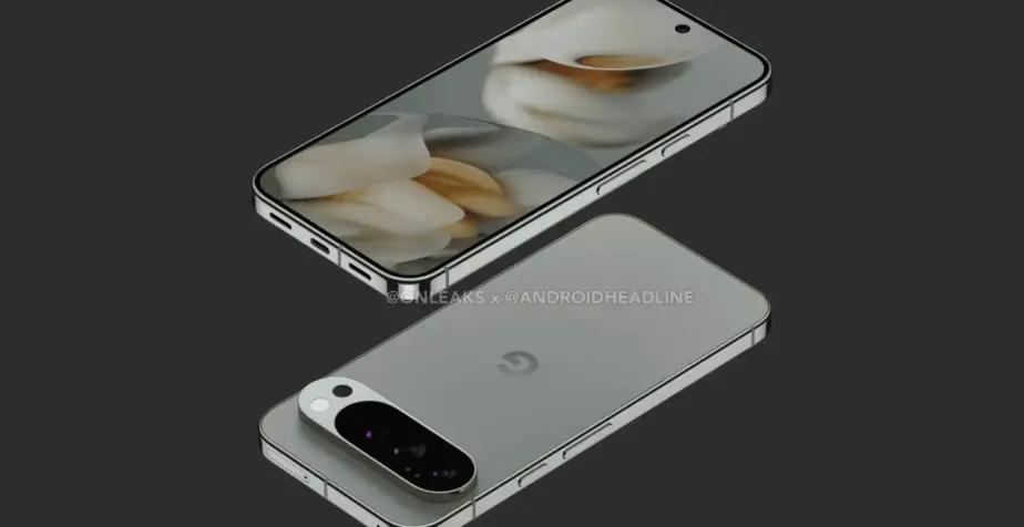 Konsep desain Pixel 10 Pro XL dengan layar melengkung dan kamera baru